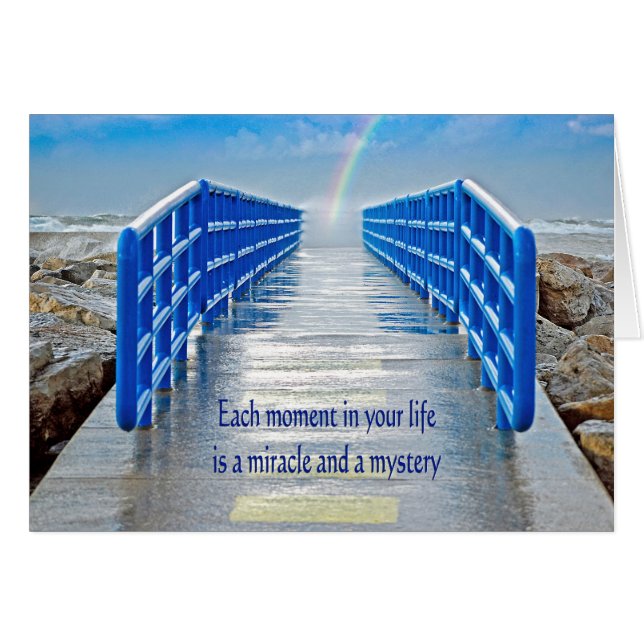 Arcoiris al final del muelle (Anverso (Horizontal))