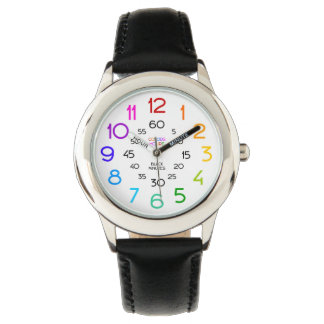 Arcoiris aprende a contar reloj de niños