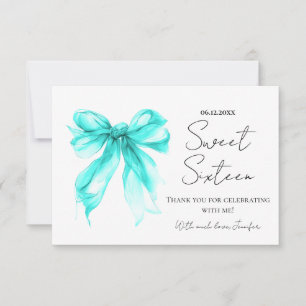 Arcoíris Cinta Coqueta Script Agradecimiento Sweet