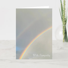 Arcoiris con tarjeta de simpatía - interior en bla