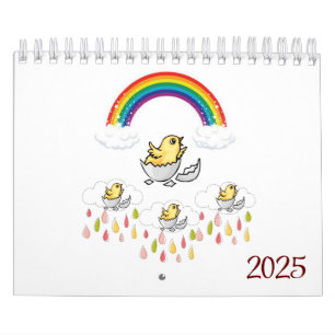 Arcoiris de chichas del calendario 2025