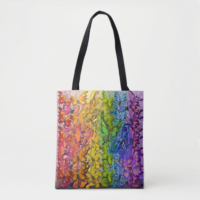 Arcoiris de mariposas y fábricas de la bolsa (Anverso)