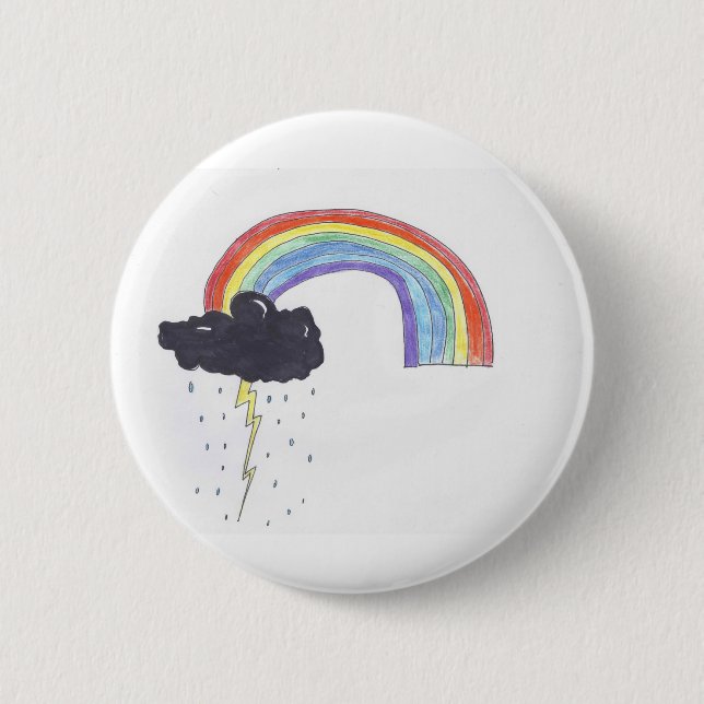 Arcoiris de un botón de nube negra (Anverso)