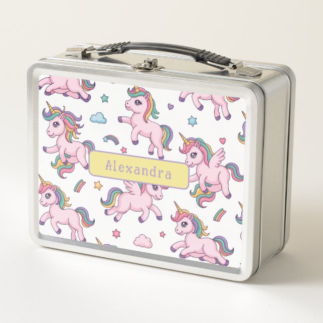 Arcoíris de Unicornio Adorable (Anverso)