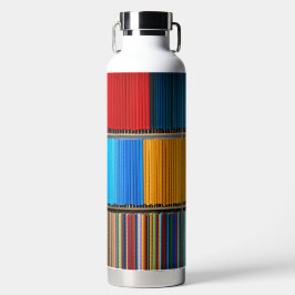 Arcoiris de vida - Botella de agua