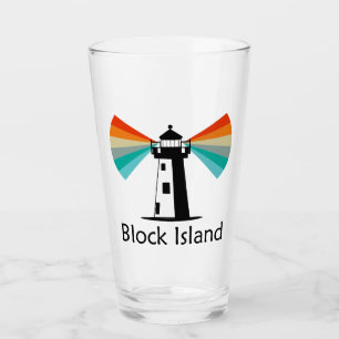 Arcoiris del faro de la isla de Bloque