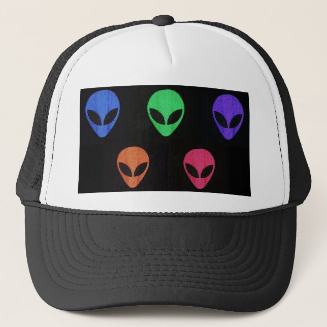 Arcoiris del gorra ALIENS. (Anverso)