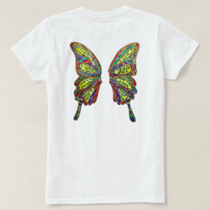 Arcoiris Diabetes mi vida Mi camiseta mariposa ele