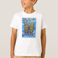 Arcoiris Diabetes mi vida Mi camiseta mariposa ele