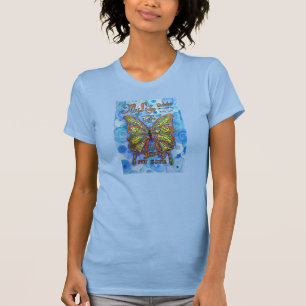 Arcoiris Diabetes mi vida Mi camiseta mariposa ele