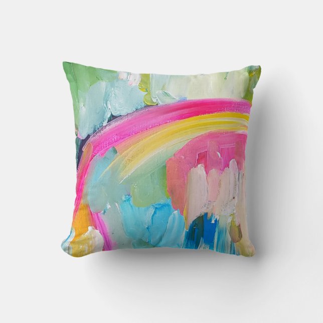 Arcoiris en decoración casera de Cojín decorativo (Anverso)
