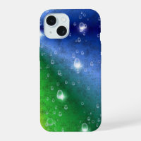 Arcoiris en optik de cuero elefante y gotas de llu