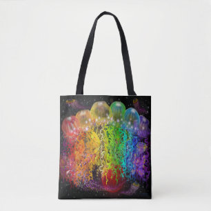 Arcoiris espacial de las fábricas de la bolsa de l