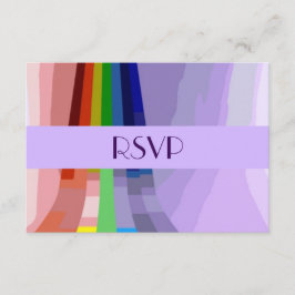 Arcoiris gay y bodas de anillos RSVP