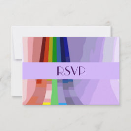 Arcoiris gay y bodas de anillos RSVP