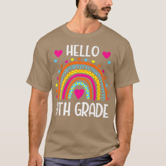 Arcoiris Hola Camisa de Noveno Grado, 9° Grado De