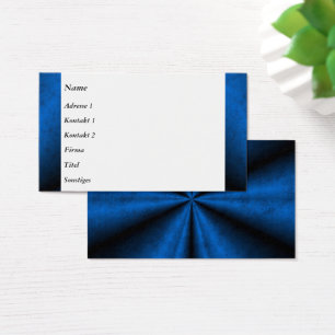 Arcoiris negro azul en tarjetas de negocios Leathe