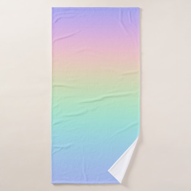 Arcoiris pastoral (Toalla de baño)