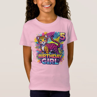 Arcoíris Personalizado Camiseta de Cumpleaños de L