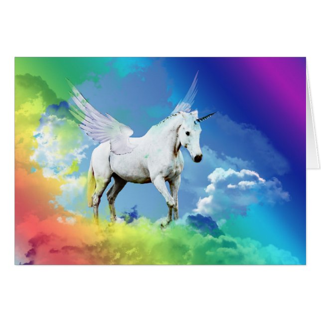 Arcoiris unicornio (Anverso (Horizontal))