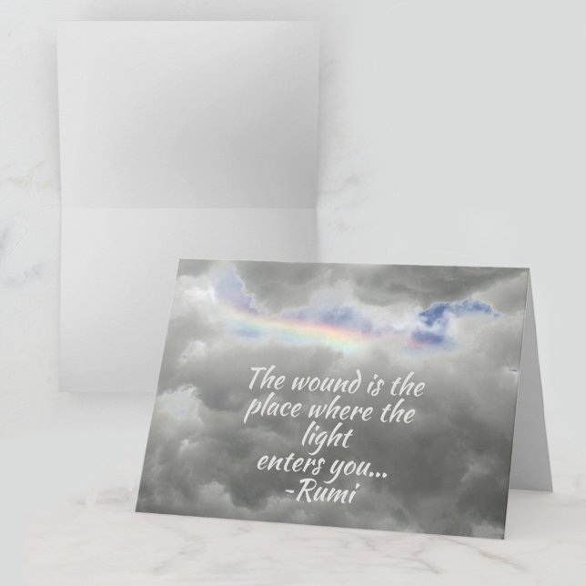 Arcoiris visto a través de las nubes de tormenta (Subido por el creador)