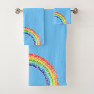 Arcoiris y cielo azul