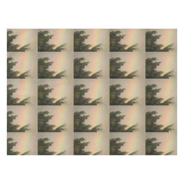 Arcoiris y manteles de árboles (Frente (Horizontal))