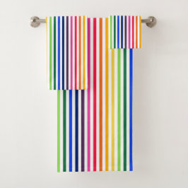 Arcoiris y rayas blancas