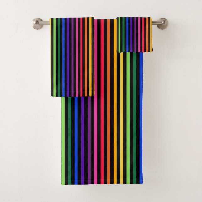Arcoiris y rayas negras (In situ)