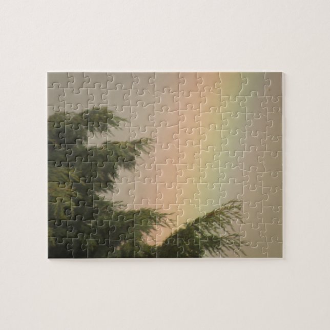 Arcoiris y rompecabezas de árboles (Horizontal)