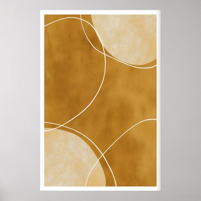 Arcos abstractos Arte de pared Formas minimalistas (Frente)