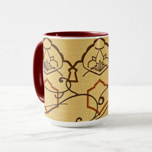 Arcos tejidos táctiles   Taza con diseño islámico 