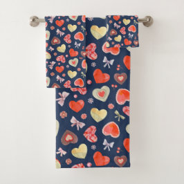 Arcos y Corazones de acuarela