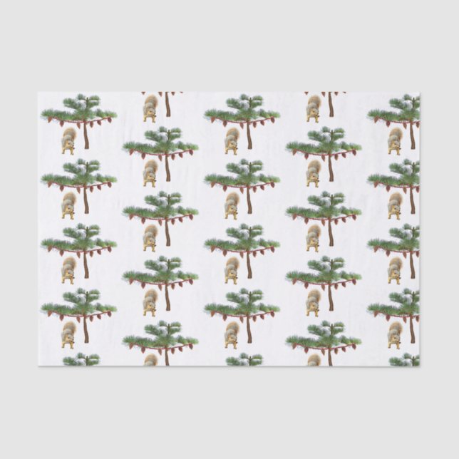 Ardilla bajo papel de árbol (Anverso)