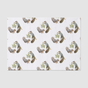 Ardilla con papel de melocotón