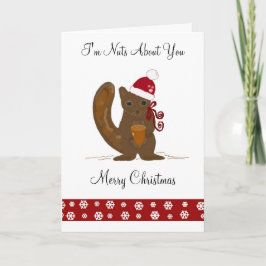 Ardilla de Navidad con dicho adorable