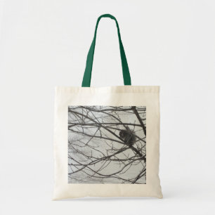 Ardilla en la bolsa de la nieve