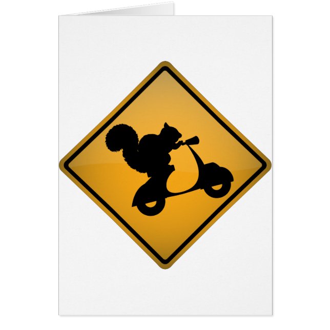 Ardilla en la vespa (Frente)