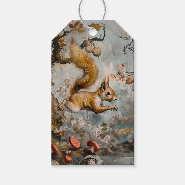 ardilla - Etiqueta de regalo (Anverso)