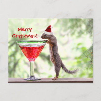 Ardilla que celebra navidad