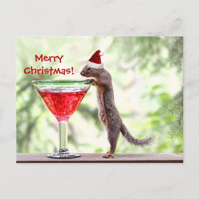 Ardilla que celebra navidad (Anverso)