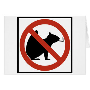 Ardillas de no fumadores no prohibidas el Rótulo
