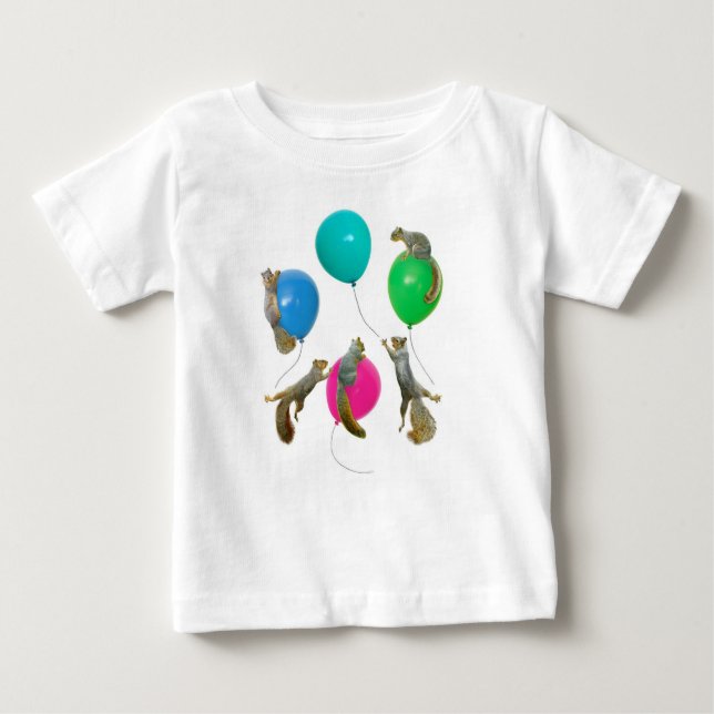 Ardillas en la camisa de los globos (Anverso)