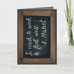 Ardoise 07 - Cita de Manet - Tarjeta