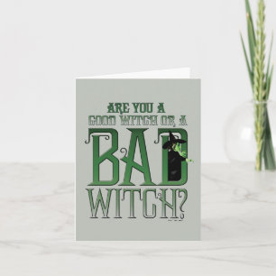 Are You A Good Witch Or A Bad Witch?