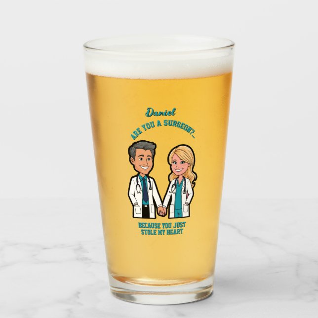 Are you a surgeon? Because you just stole my heart (Anverso (lleno))