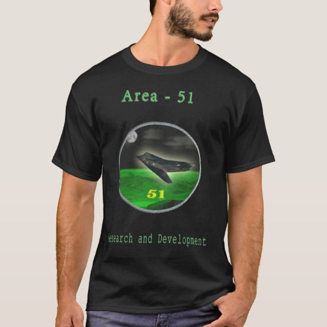 AREA 51 camisetas (Anverso)