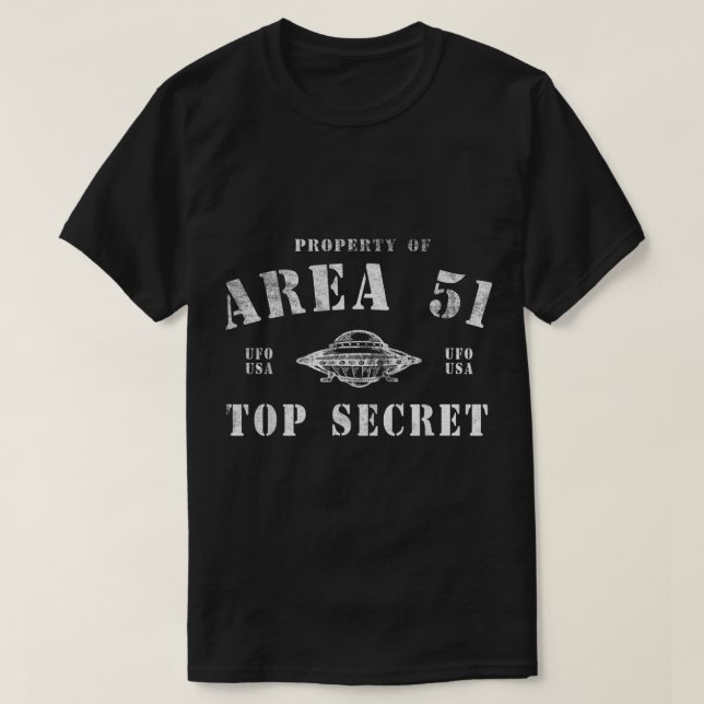 Area 51 Top Secret UFO Design (Diseño del anverso)