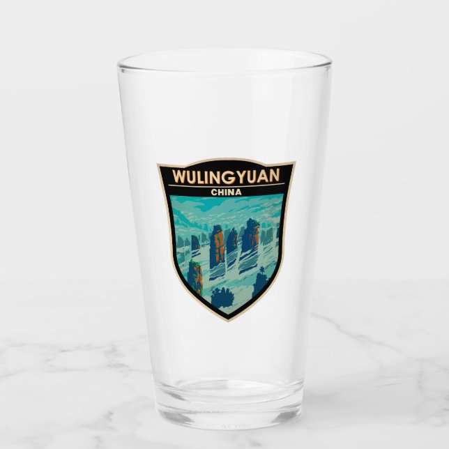 Área panorámica de Wulingyuan China Viaje Arte Vin (Anverso)