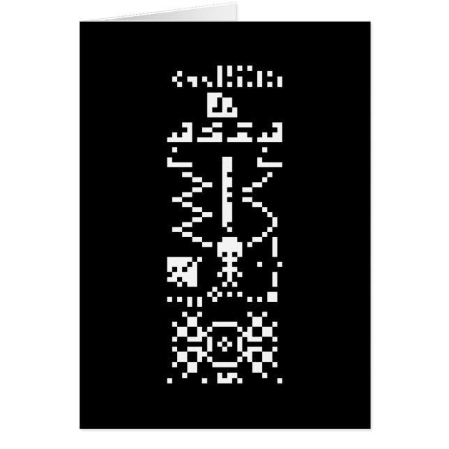 Arecibo Binary Message Reply Card (Frente)